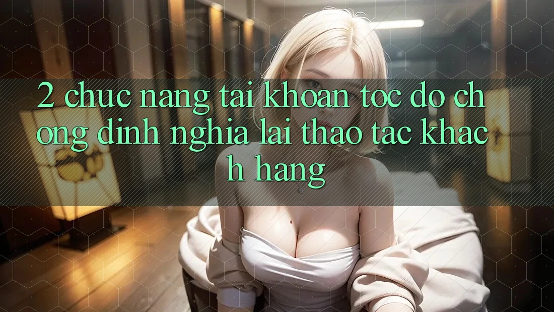 2. Chức năng “Tài khoản tốc độ chóng” - Định nghĩa lại thao tác khách hàng