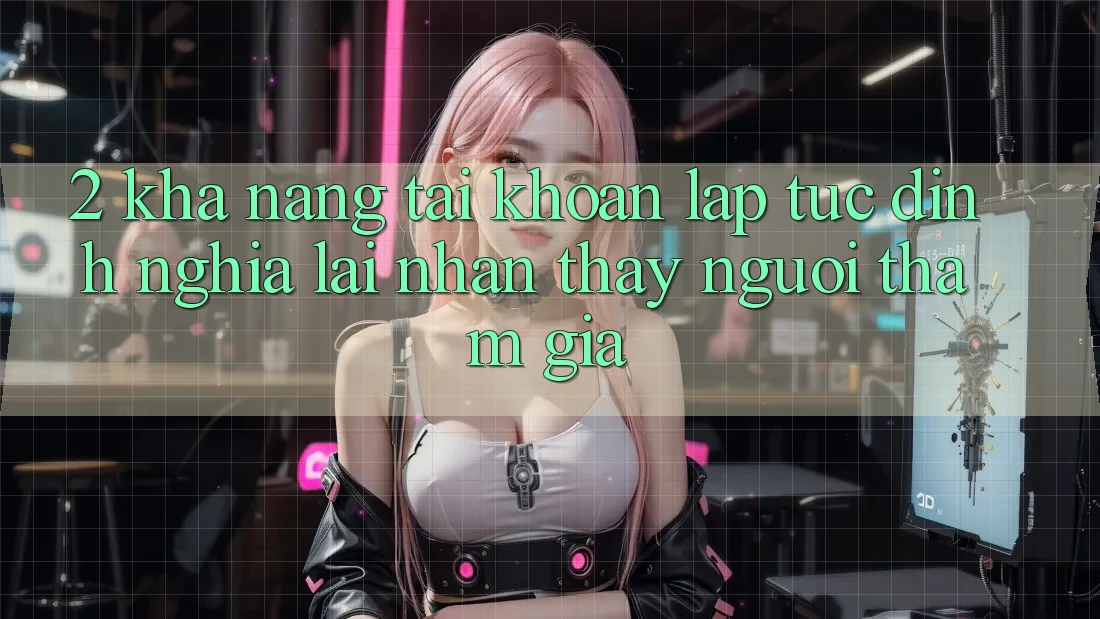 2. Khả năng “Tài khoản lập tức” - Định nghĩa lại nhận thấy người tham gia