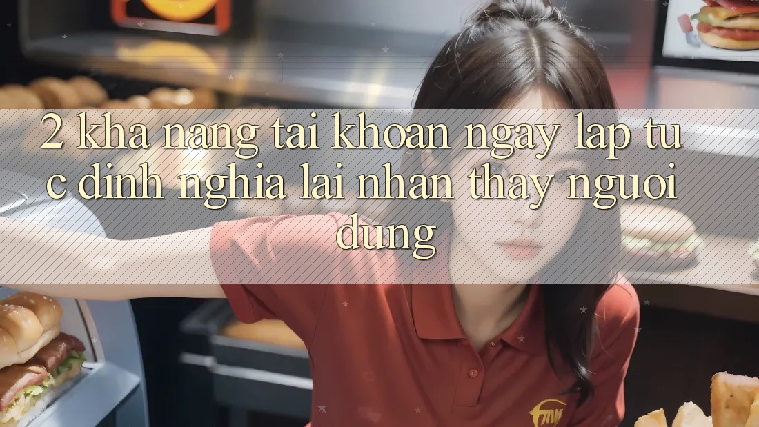 2. Khả năng “Tài khoản ngay lập tức” - Định nghĩa lại nhận thấy người dùng