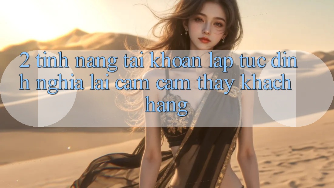 2. Tính năng “Tài khoản lập tức” - Định nghĩa lại cảm cảm thấy khách hàng