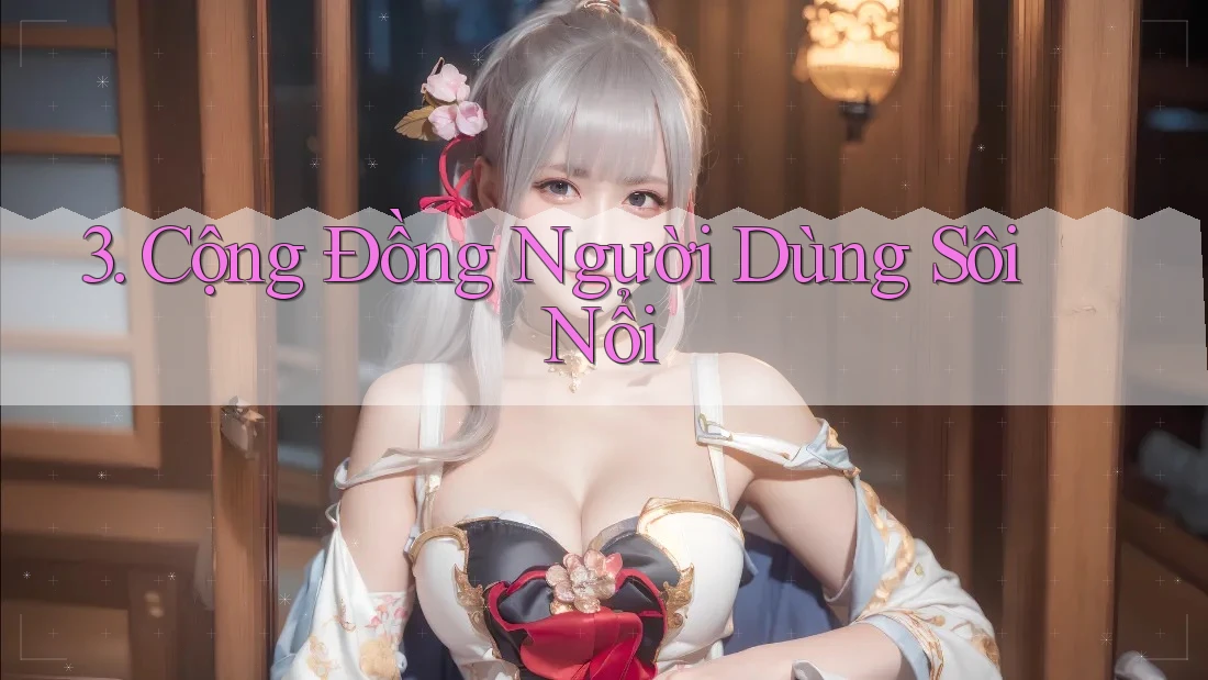3. Cộng Đồng Người Dùng Sôi Nổi 3. Cộng Đồng Người Dùng Sôi Nổi