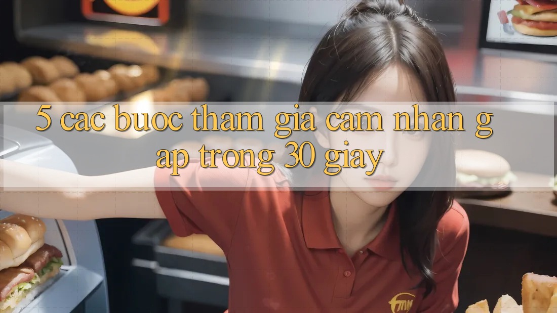 5. Các bước tham gia cảm nhận gấp trong 30 giây