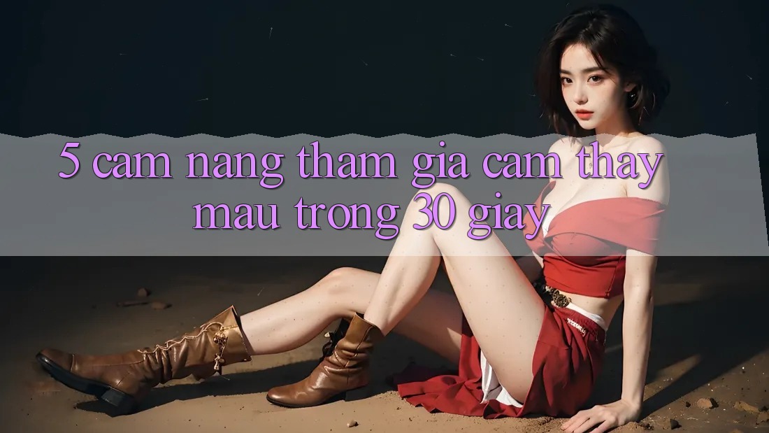 5. Cẩm nang tham gia cảm thấy mau trong 30 giây