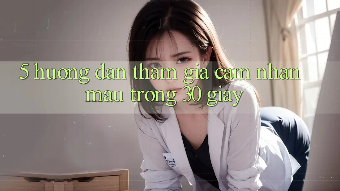 5. Hướng dẫn tham gia cảm nhận mau trong 30 giây