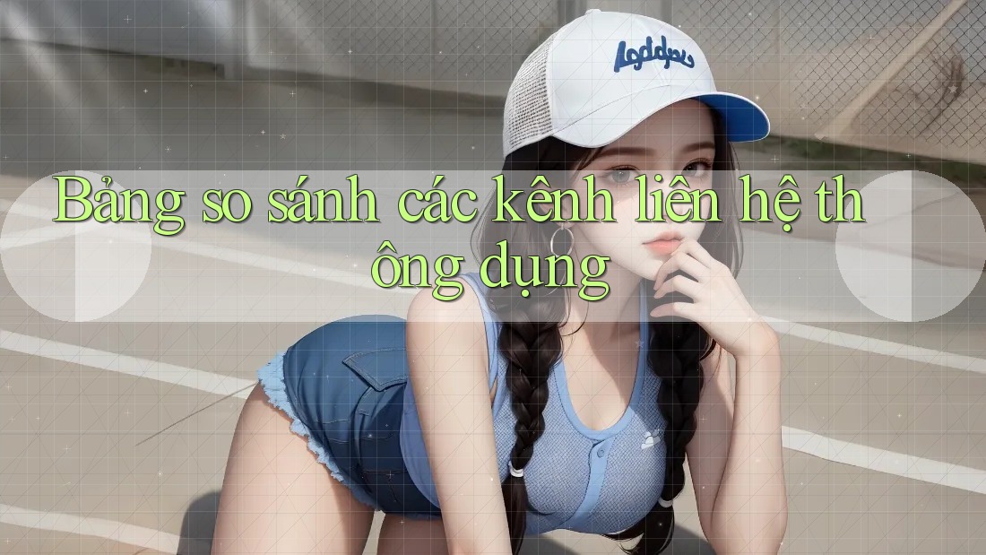 Bảng so sánh các kênh liên hệ thông dụng