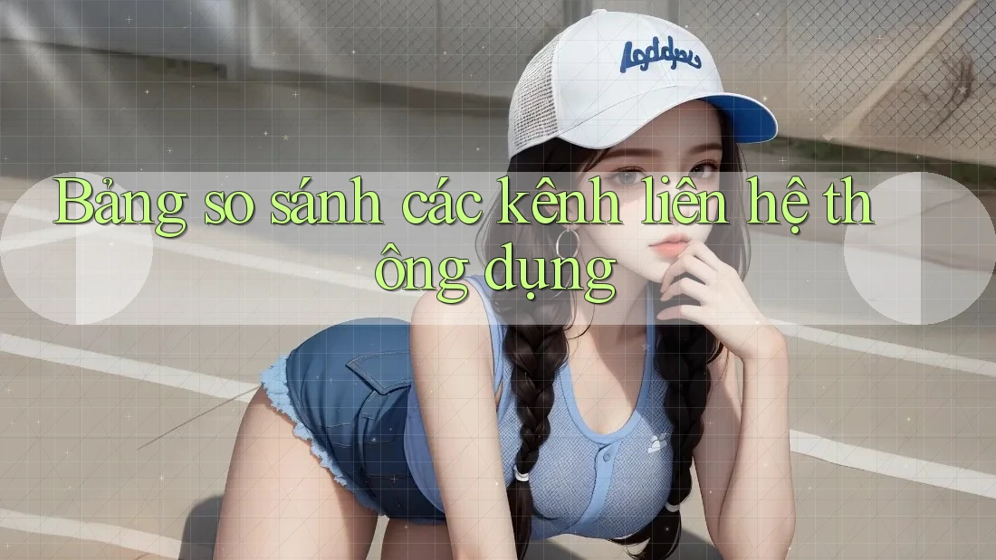 Bảng so sánh các kênh liên hệ thông dụng