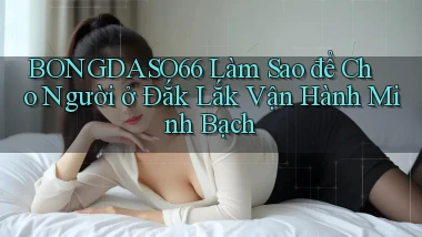 bongdaso66 làm sao để cho người ở Đắk Lắk vận hành minh bạch