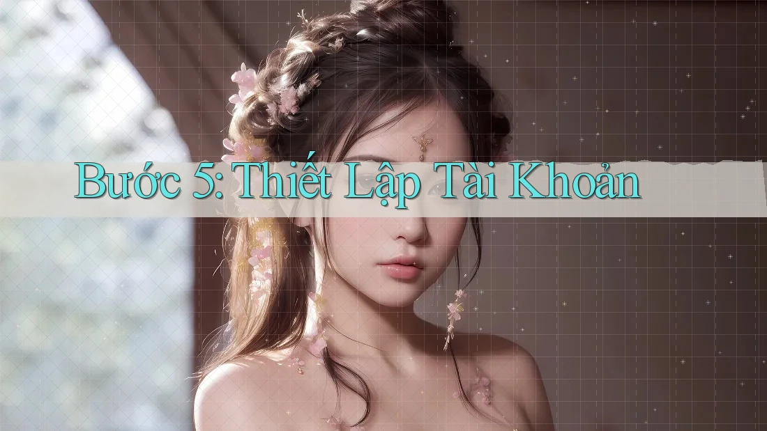 Bước 5: Thiết Lập Tài Khoản