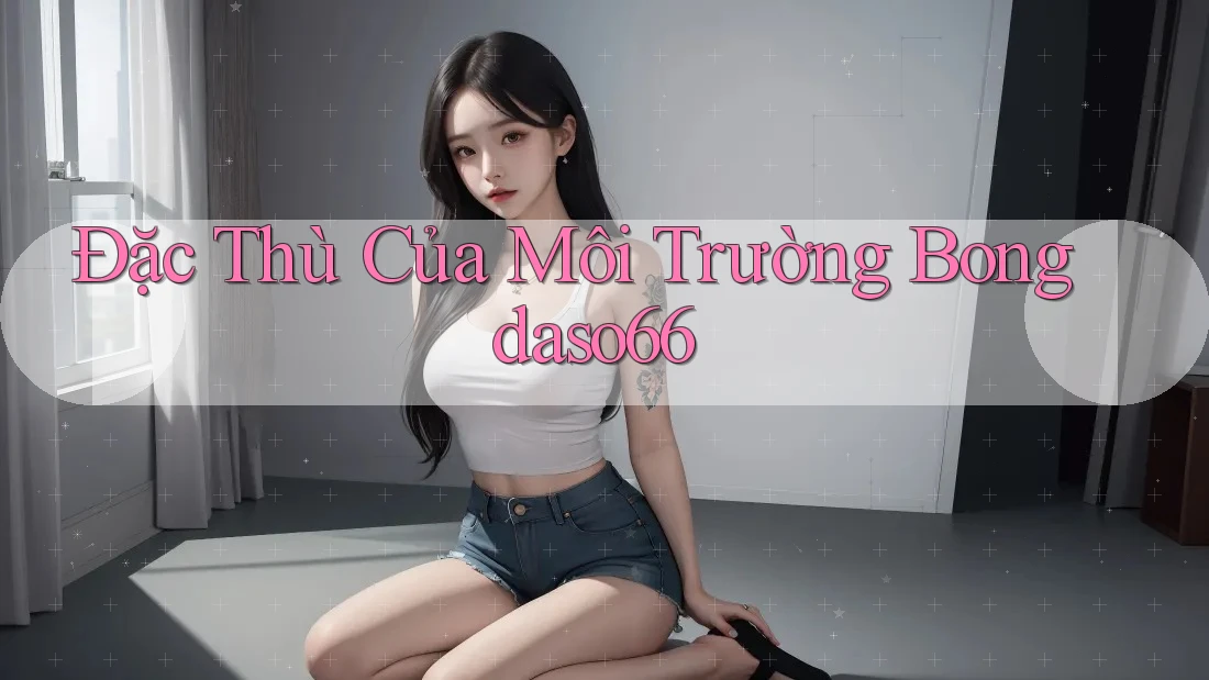 Đặc Thù Của Môi Trường Bongdaso66