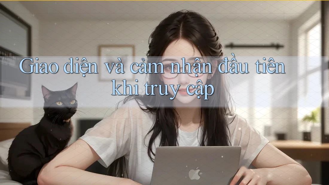 Giao diện và cảm nhận đầu tiên khi truy cập