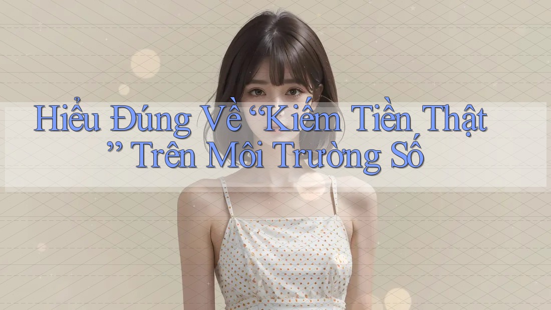 Hiểu Đúng Về “Kiếm Tiền Thật” Trên Môi Trường Số