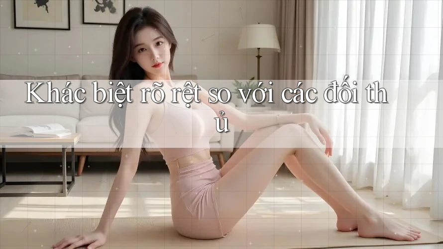 Khác biệt rõ rệt so với các đối thủ