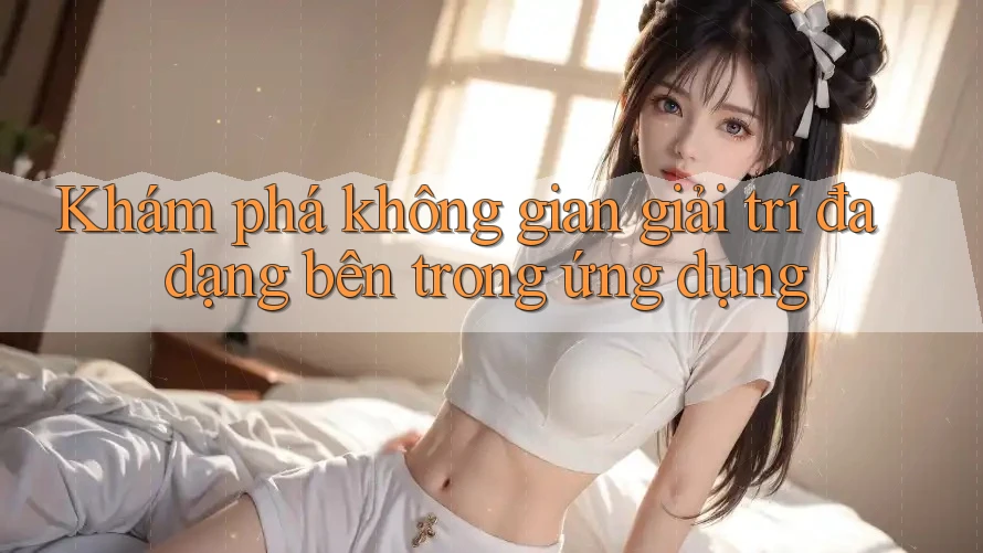 Khám phá không gian giải trí đa dạng bên trong ứng dụng