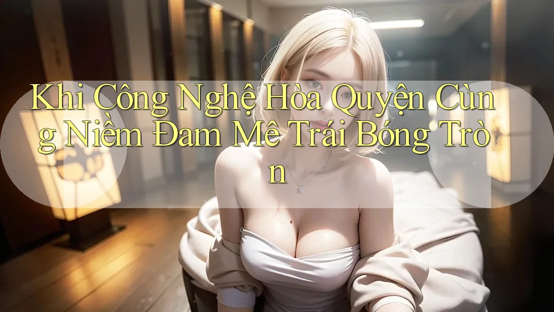 Khi Công Nghệ Hòa Quyện Cùng Niềm Đam Mê Trái Bóng Tròn