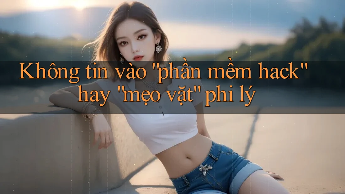Không tin vào “phần mềm hack” hay “mẹo vặt” phi lý