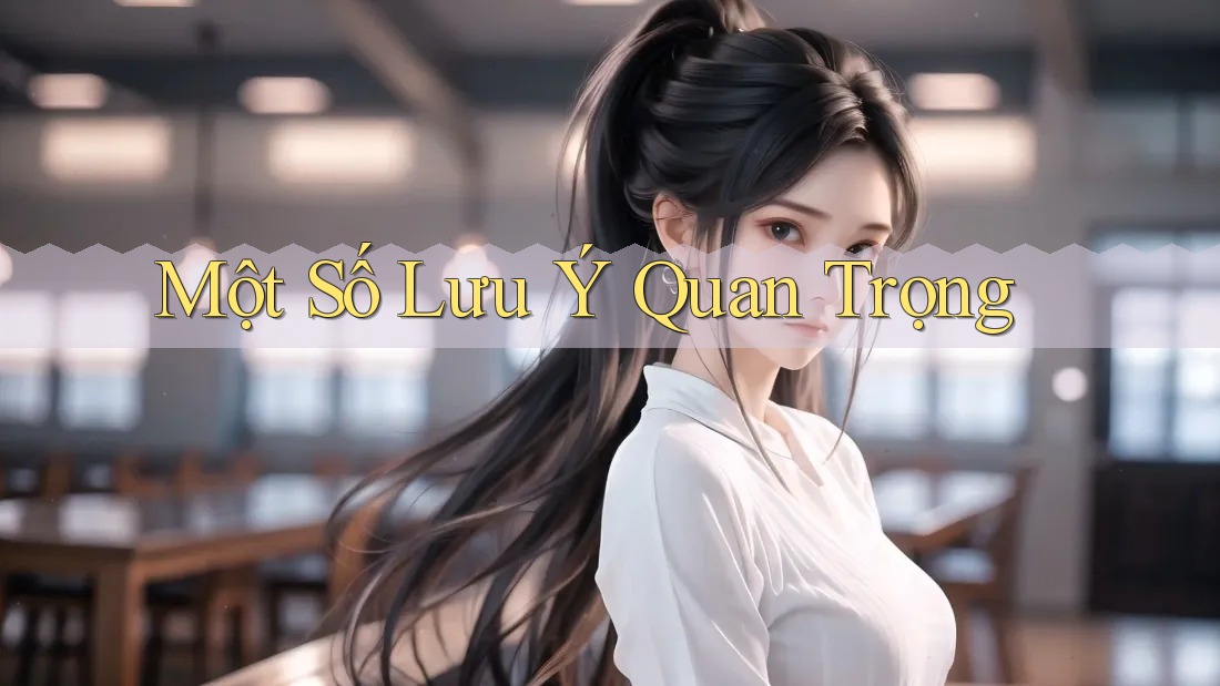 Một Số Lưu Ý Quan Trọng
