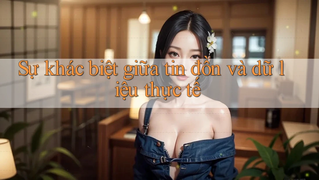 Sự khác biệt giữa tin đồn và dữ liệu thực tế