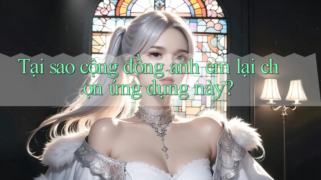 Tại sao cộng đồng anh em lại chọn ứng dụng này?