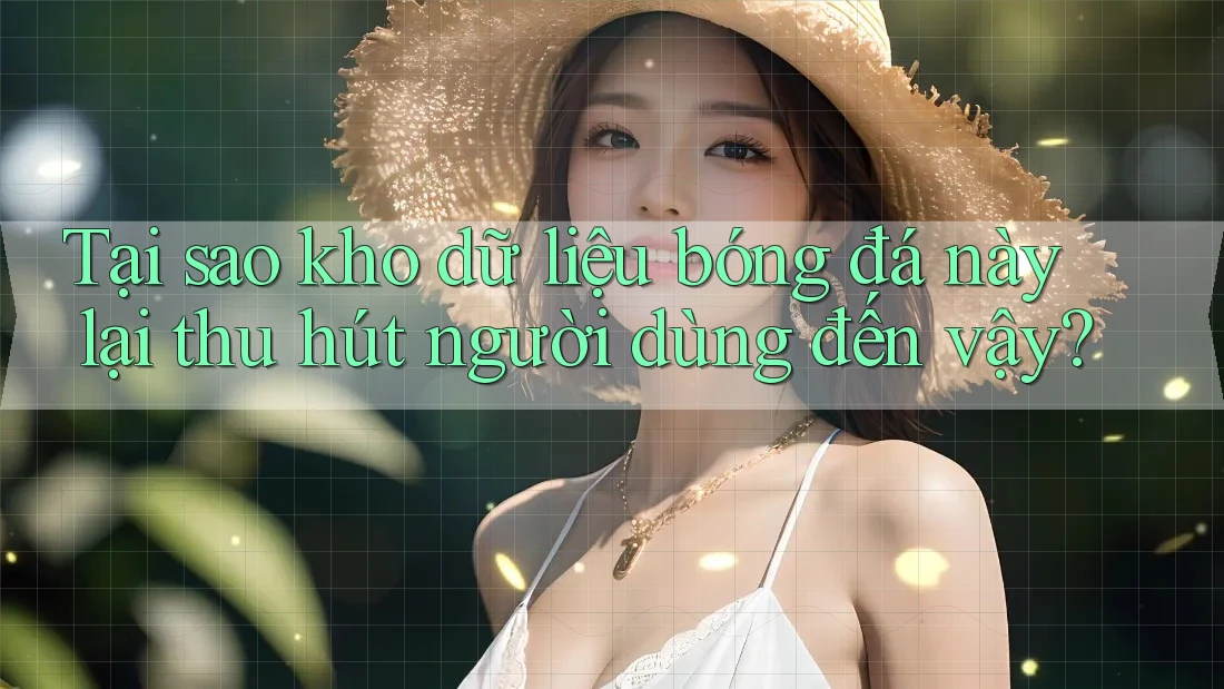Tại sao kho dữ liệu bóng đá này lại thu hút người dùng đến vậy?