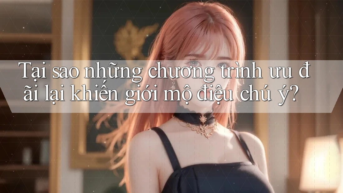 Tại sao những chương trình ưu đãi lại khiến giới mộ điệu chú ý?